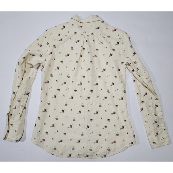 United By Blue All Over Ice-Fishing Print Shirt Women's XS - Picture 11 of 13